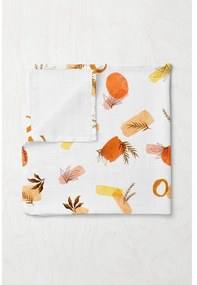 Fehér muszlin gyerek takaró 75x100 cm Rhapsody – Mijolnir