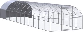vidaXL kültéri horganyzott acél tyúkól 3 x 12 x 2 m
