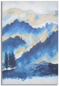 MOUNTAIN A kék vászon nyomtatott kép