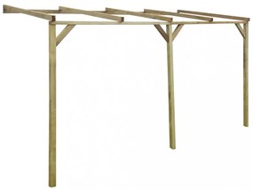 fa fali pergola 2 x 4 x 2,2 m