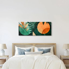 Kép - Geometrikus természeti minták (120x50 cm)