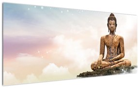 Kép - Buddha vigyáz a földre (120x50 cm)