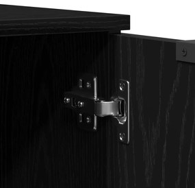 TV Szekrény Fekete Tölgy 102x35x36,5 cm Műgyanta