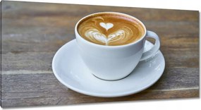 Vászonkép 115x55 Kávé reggel Kávé