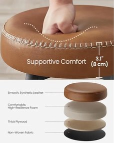 LIOR bárszék, barna/fekete