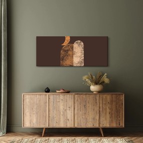 Kép - Narancssárga ívek N⁰2 (120x50 cm)