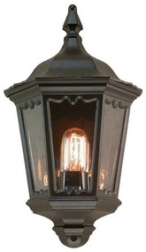 Elstead MD7-BLACK - kültéri fali lámpatest MEDSTEAD 1xE27/60W/230V IP44 fekete