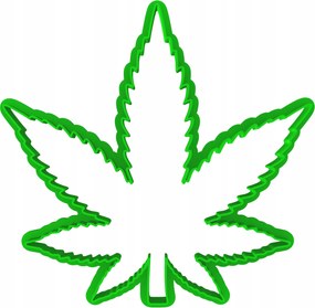 Forma LyukasztĂł MĂ©zeskalĂĄcs kiszĂșrĂł MarihuĂĄna kenderlevĂ©l 12cm