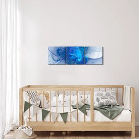 Absztrakt kép (órával) (90x30 cm)
