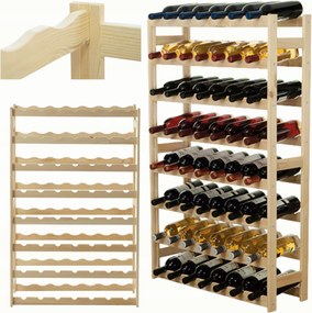 Bortartó Állvány Fa Palacktartó 56 Palack Fenyő Gyártó