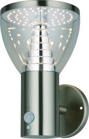 ENDON 92529 ALBA Modern Kültéri Fali Lámpa Átlátszó, Szálcsiszolt Acél LED IP44