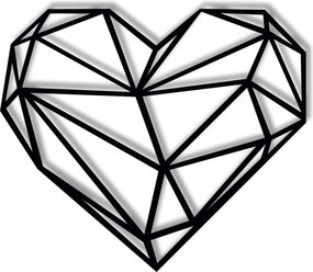 Dekoráció Geometrikus Szív 46cm fali Ajándék Valentin Nap áttört kép