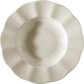 24 részes porcelán étkészlet krém