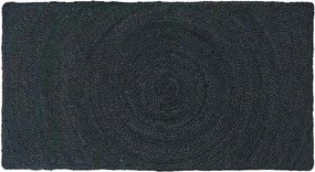 vidaXL Területszőnyegek Négyszögletes Sötétszürke 60 x 110 cm Juta