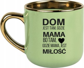 Bögre Zöld 400ml Ajándék Vicces Anyák Napja Otthon Ahol Anya