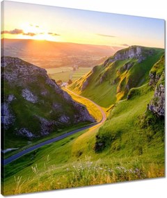 Vászonkép 50x50 Gyönyörű kilátás a hegyekre