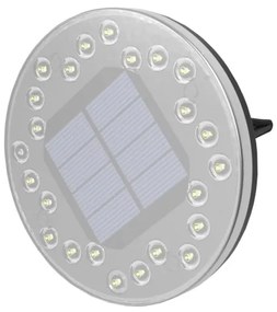 Immax 08496L-SADA 4xLED kültéri napelemes lámpa szenzorral 0,048W/2V IP68