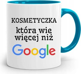 Kék Bögre Kozmetikusnak Többet Tud, Mint fényképes nyomattal