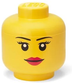 Tárolódoboz, fej, nagy, LEGO, Girl (L40321725)