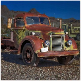 Poszterek 100x100 Amerikai teherautó
