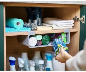 Szürke függő műanyag papírtörlő és fóliatartó CupboardStore – Joseph Joseph