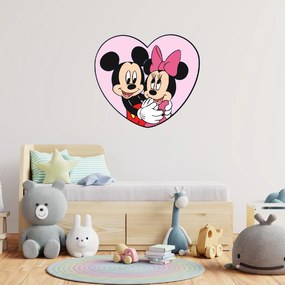 Falmatrica "Mickey és Minnie egy szívben"
