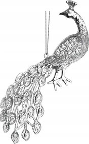 Santa Lila Páva medál 7x6x19 cm