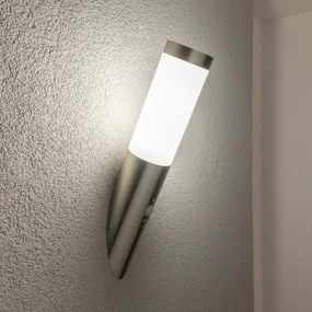 BRILAGI - Kültéri fali lámpa érzékelővel ELIA 1xE27/20W/230V IP44 króm