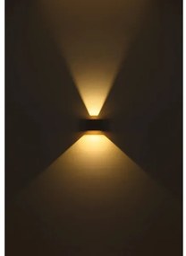 Globo 15553W1W - LED fali lámpa ALINA LED/8W/230V barna