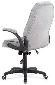 Ezüst Szövet Irodai Főnöki Szék, Szinkron Mechanikával. KA-G303 SIL2