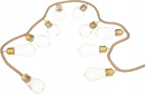 Dekorációs Füzér 10 LED-es modern kerti lámpa 165 cm Erkélyre