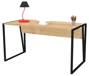 Íróasztal Misobo (zafír tölgy + fekete) . 1094936