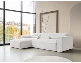 Fehér sarokkanapé (bal oldali) Flex Felix – Miuform