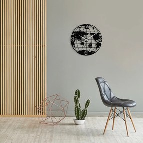 Enzoclock fém falióra, 48×48 cm – S018