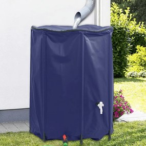 összecsukható PVC víztartály csappal 1350 L