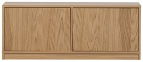 Natúr színű moduláris TV-állvány tölgyfa dekorral 110x44 cm Modulair – vtwonen