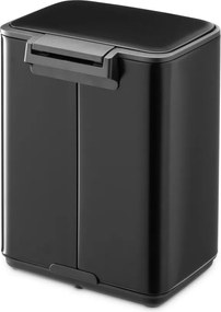 Matt fekete acél pedálos szemetes 4 l Bo – Brabantia