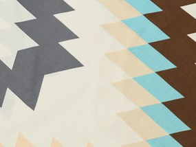 Renforcé pamut ágynemű DIAGRAM krém színű Ágyneműhuzat mérete: 70 x 90 cm | 140 x 200 cm