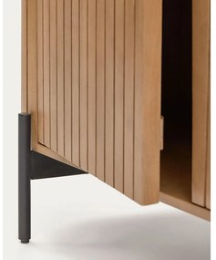 Natúr színű mangófa alacsony komód 120x80 cm Licia – Kave Home