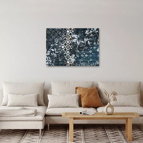 Kép virágos dekorációval (70x50 cm)
