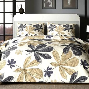 Krepp ágynemű Homa TORRY LEAFS 2 részes 140x200 cm