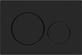 Aquauno Öblítőgomb Wc-hez Geberit Sigma Fekete Kerek Gombok