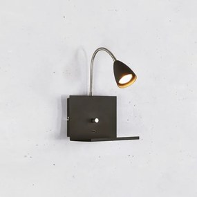 Markslöjd 107141 - Dimmelhető fali lámpa USB-vel  LOGI 1xGU10/7W/230V