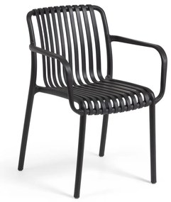 Isabellini fekete kerti szék - Kave Home