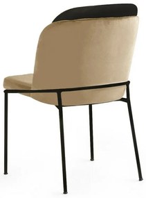 Dore Beige and Black étkezőszékek, 2 db