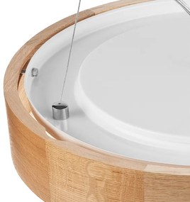 Brilagi - LED csillár CARVALHO 2xE27/60W/230V tölgy, 37 cm átm.