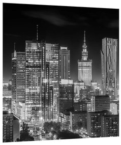 New York fekete-fehér városkép (30x30 cm)