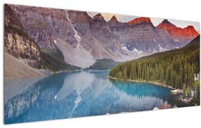 Kép - kanadai hegyi táj (120x50 cm)
