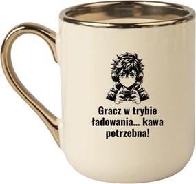 Bögre Elegáns Bézs Arany Rant Vicces Ajándék Gamer Játékos