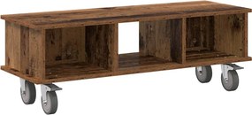vidaXL TV állvány Öreg fa 100 x 35 x 35 cm Faanyag